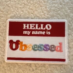 Colorful 'Obsessed' Patch
